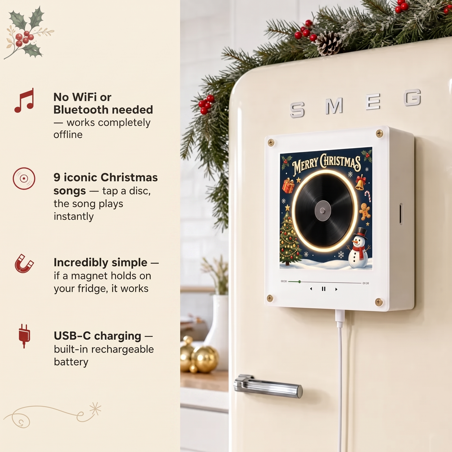HollySpin™ Vinyl Player
